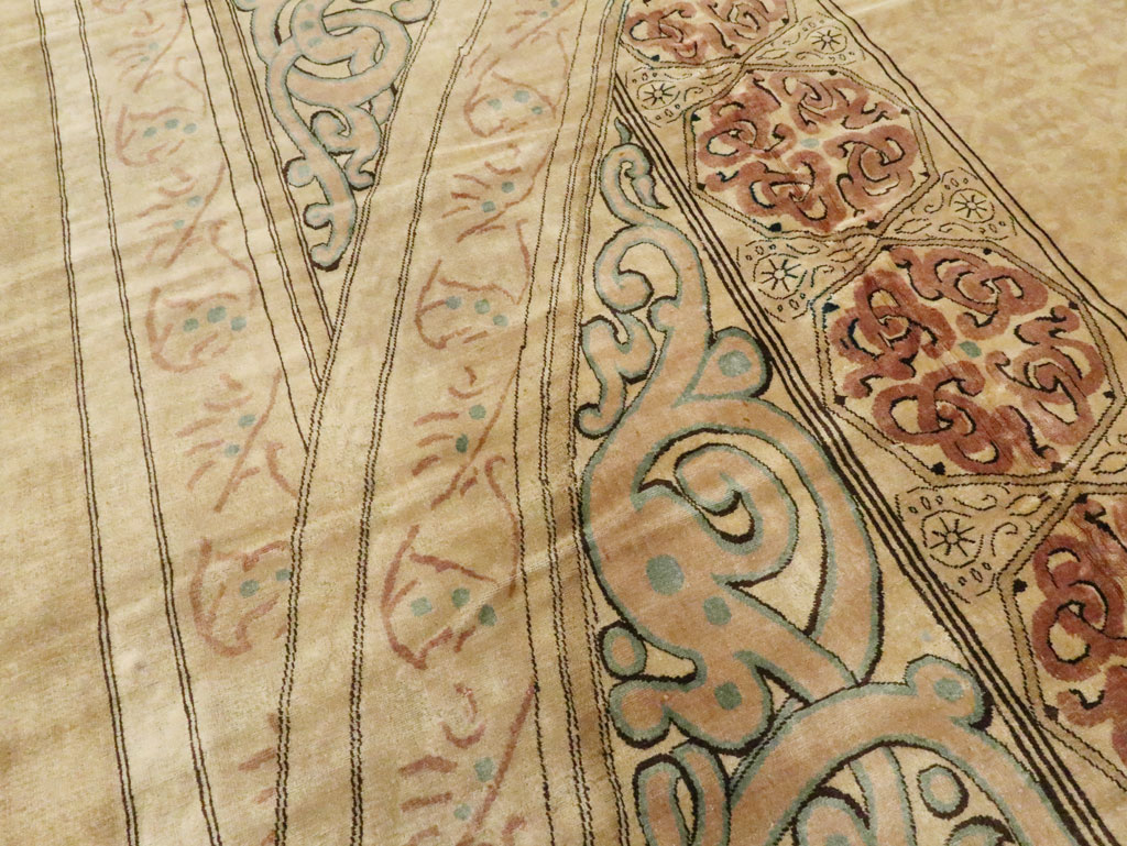 Antique Indian Lahore Carpet, No.10556 - Gss