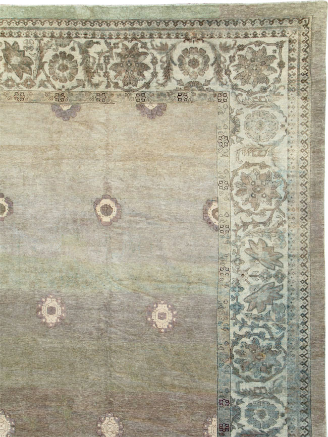 Antique Indian Amritsar Carpet, No.10581 - Gss
