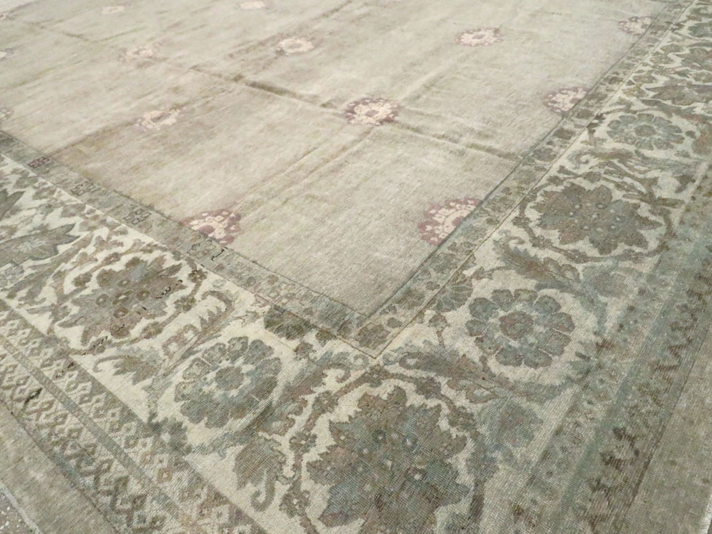 Antique Indian Amritsar Carpet, No.10581 - Gss