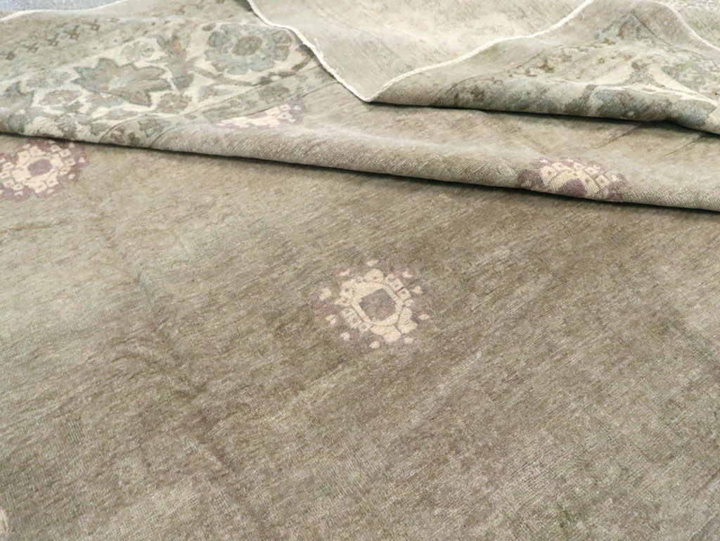 Antique Indian Amritsar Carpet, No.10581 - Gss