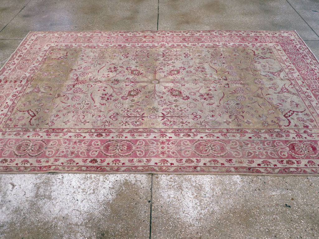 Antique Persian Lavar Kerman Carpet, No.10636 - Gss