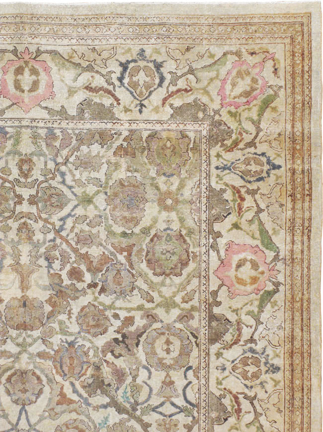 Antique Indian Amritsar Long and Narrow Carpet, No.10643 - Gss