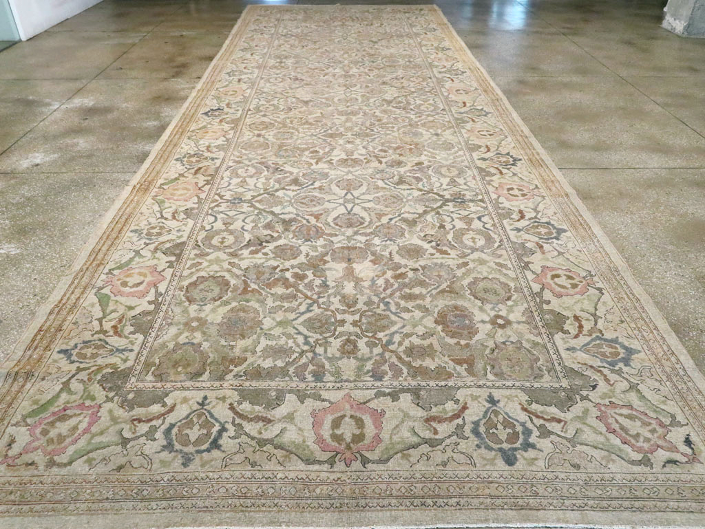 Antique Indian Amritsar Long and Narrow Carpet, No.10643 - Gss
