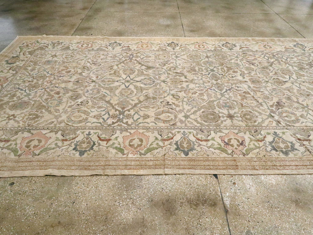 Antique Indian Amritsar Long and Narrow Carpet, No.10643 - Gss