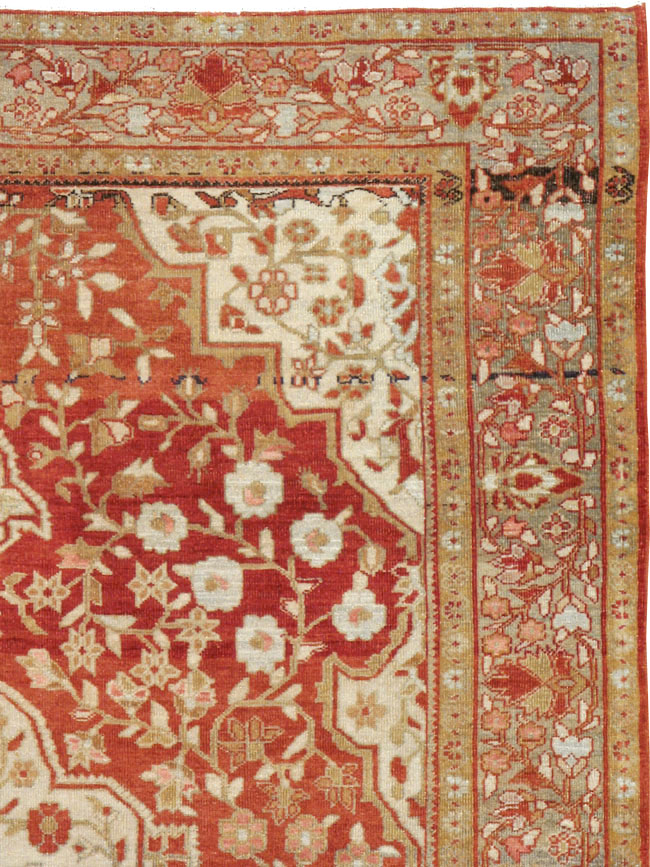 Antique Sarouk Fereghan Rug, No.10667 - Gss
