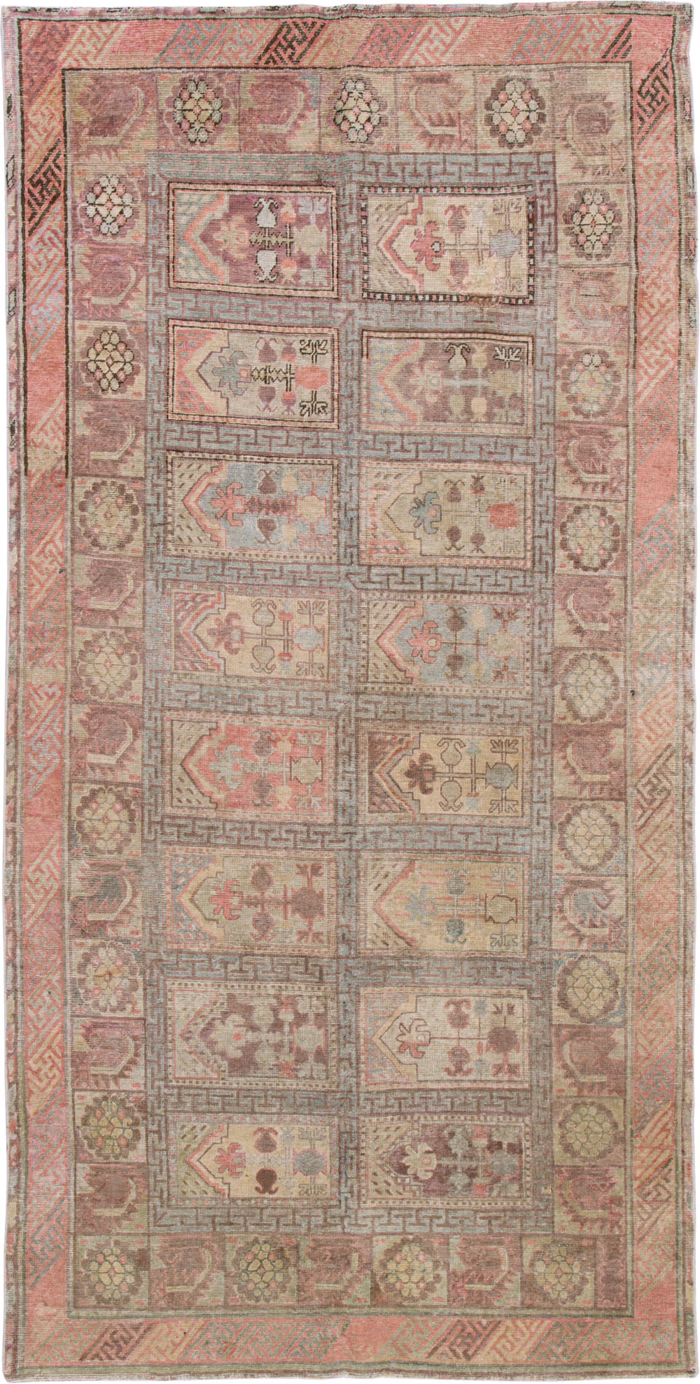 Antique East Turkestan Khotan Gallery Carpet, No.10772 - Gss