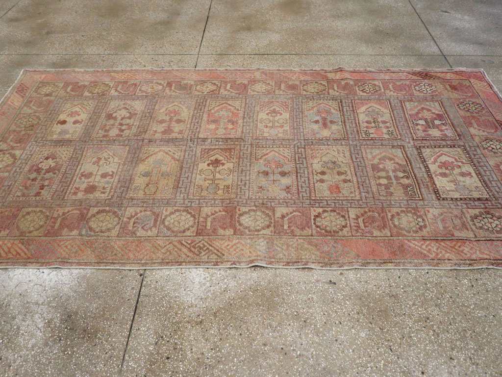 Antique East Turkestan Khotan Gallery Carpet, No.10772 - Gss