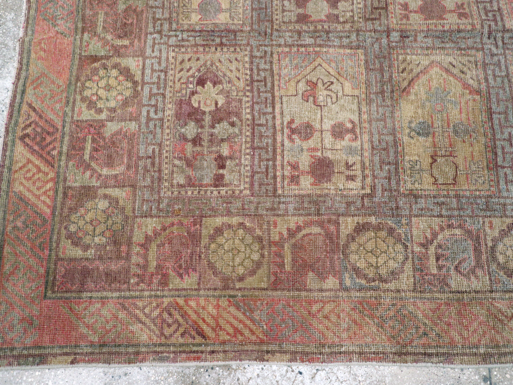 Antique East Turkestan Khotan Gallery Carpet, No.10772 - Gss