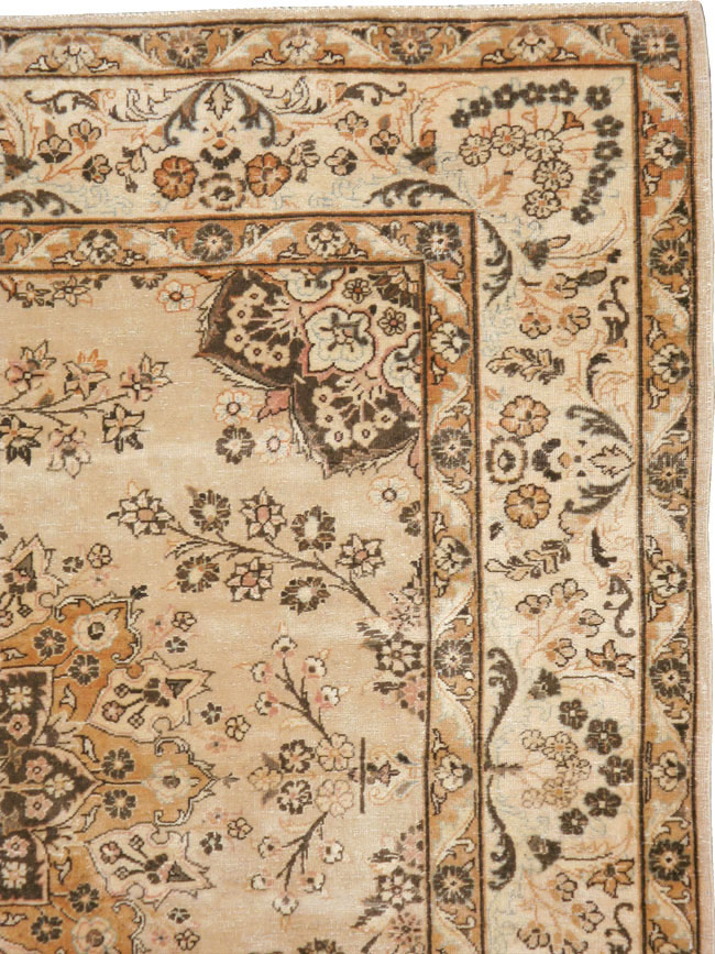 Antique Persian Tabriz Square Carpet, No.10795 - Gss