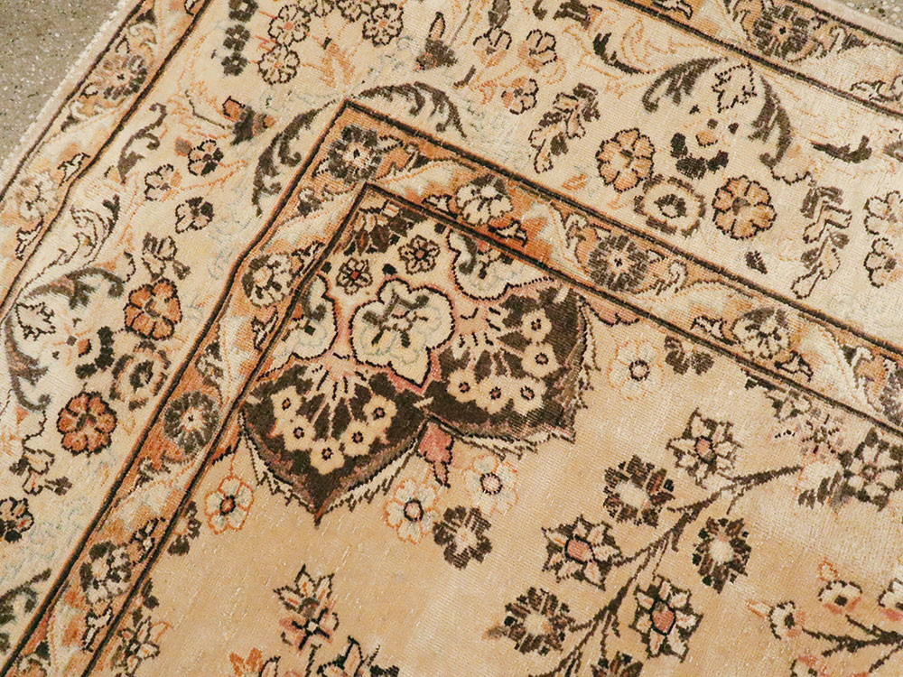 Antique Persian Tabriz Square Carpet, No.10795 - Gss