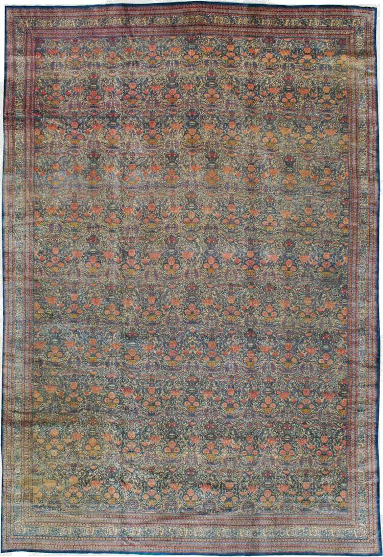Antique Persian Tehran Carpet, No.10812 - Gss