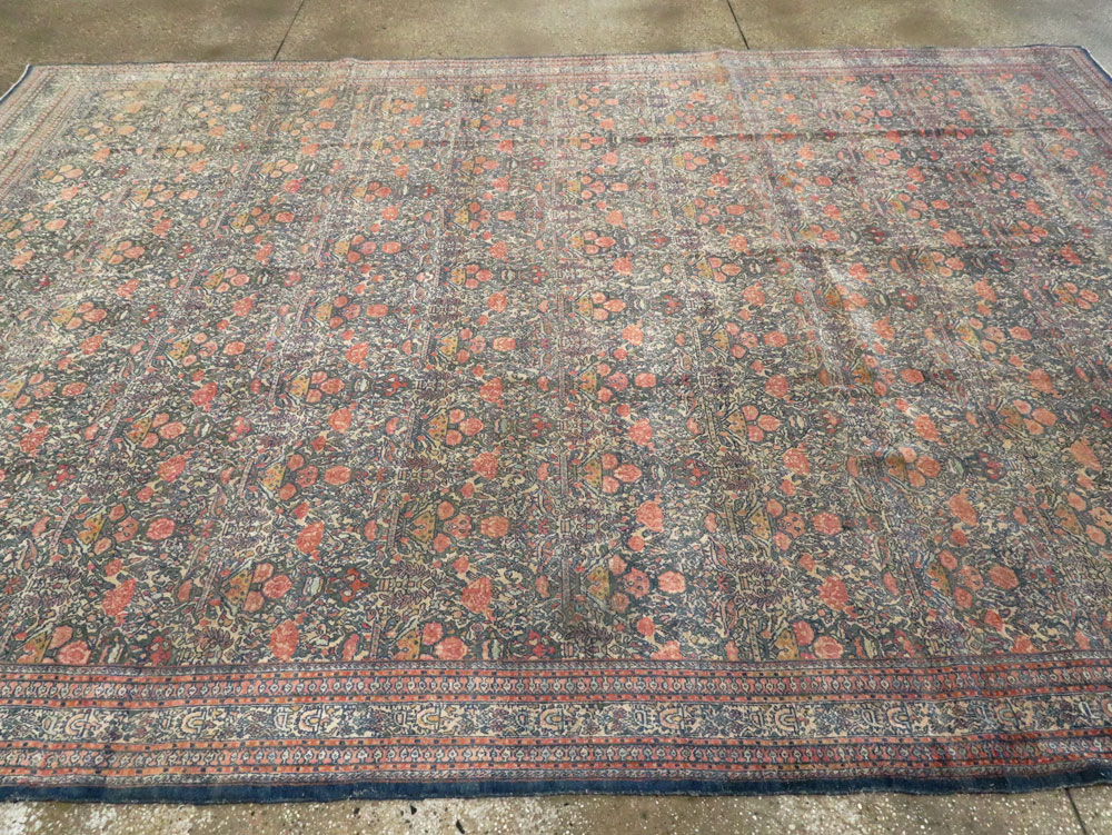 Antique Persian Tehran Carpet, No.10812 - Gss