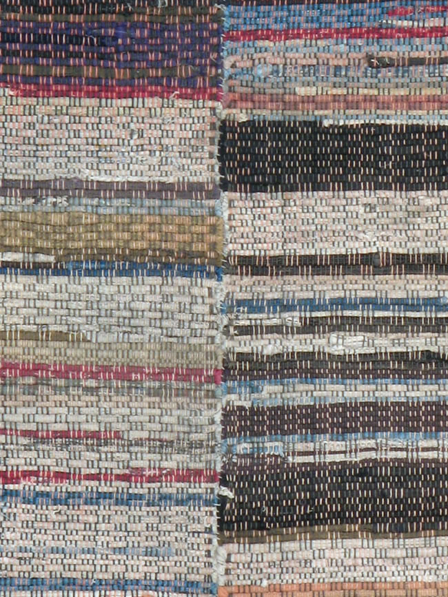 Vintage American Rag Rug, No.10817 - Gss
