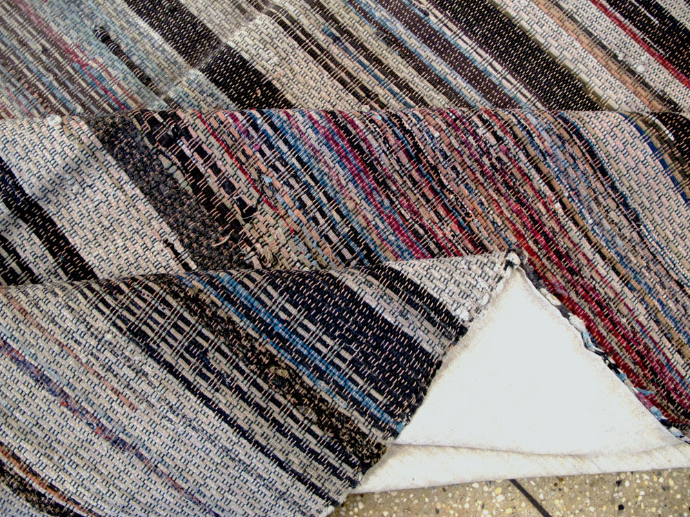 Vintage American Rag Rug, No.10817 - Gss