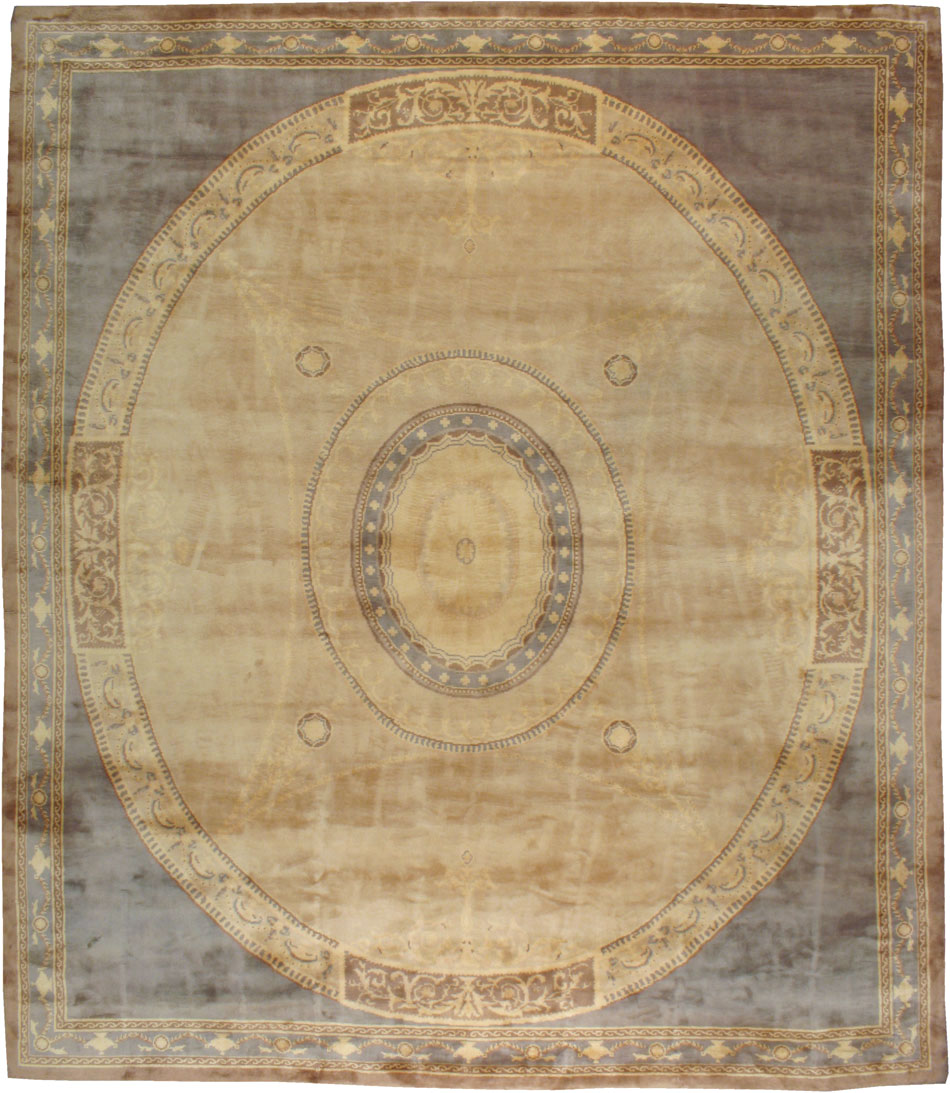 Antique European Savonnerie Carpet, No.10832 - Gss