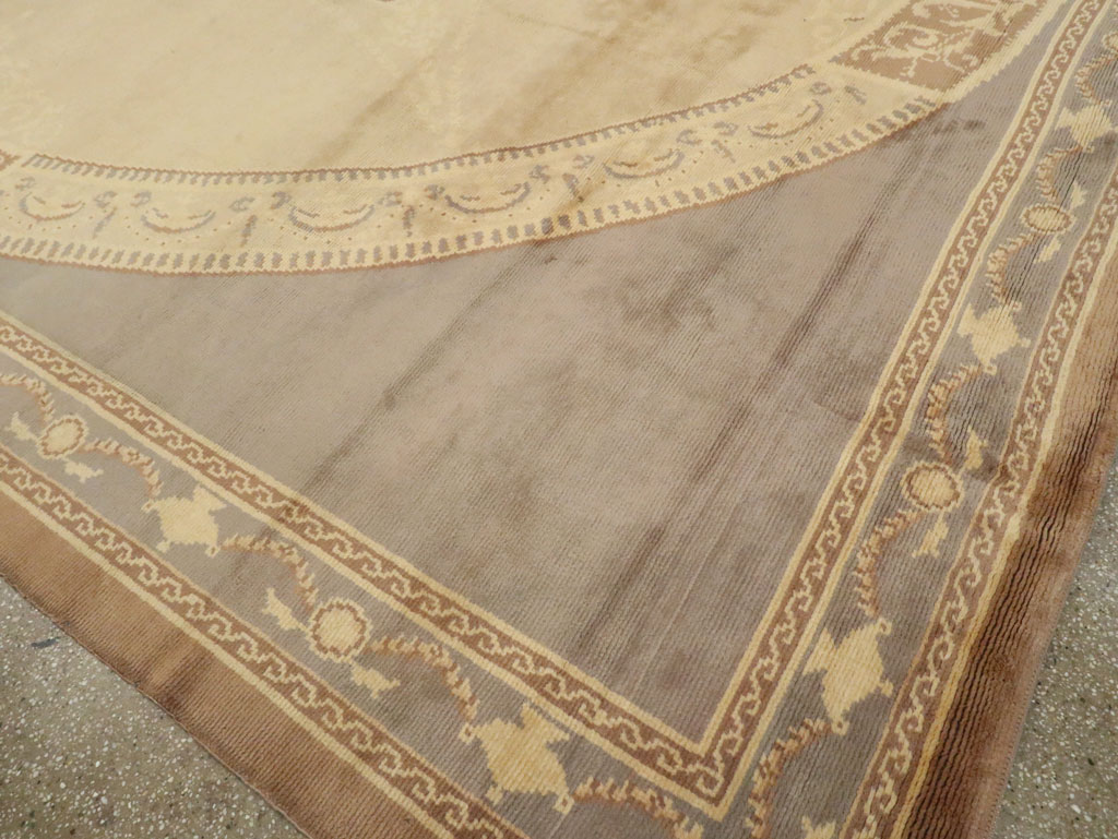 Antique European Savonnerie Carpet, No.10832 - Gss