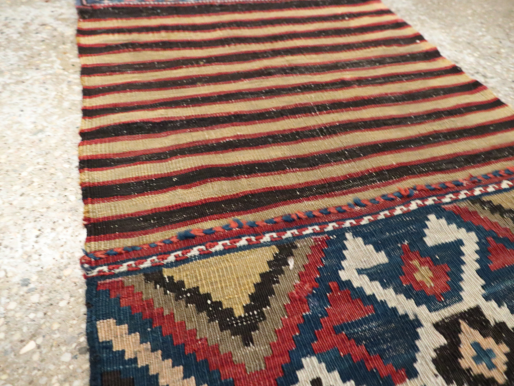 Antique Northwest Persian Bag Face Runner, No.10890 - Gss