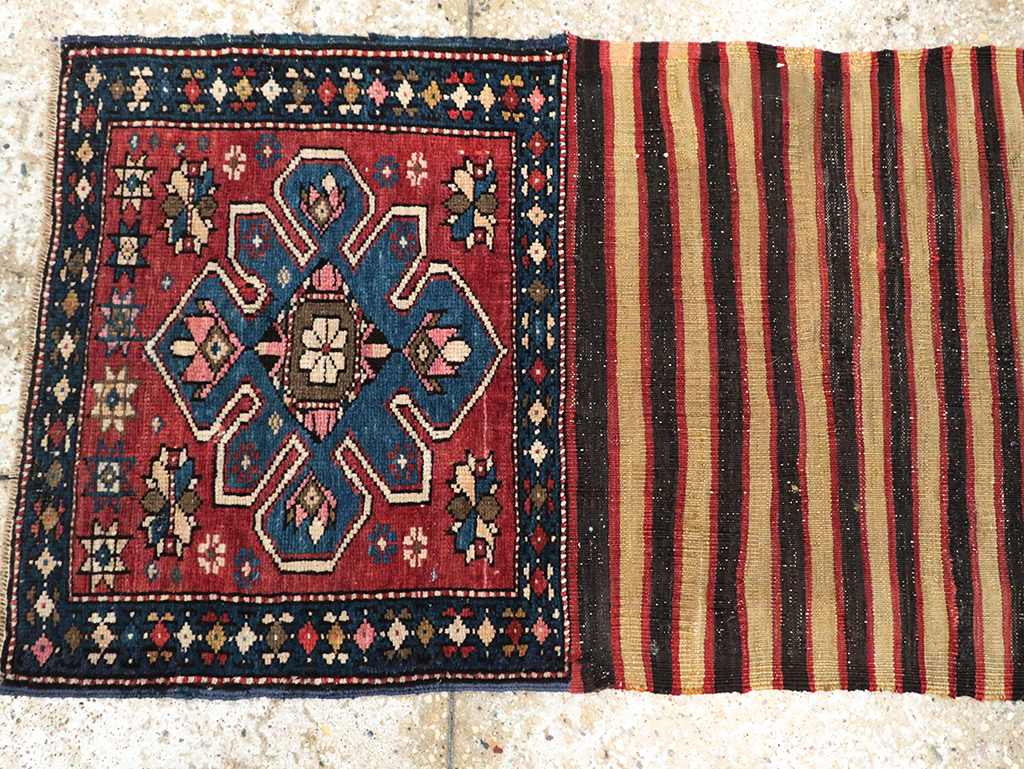 Antique Northwest Persian Bag Face Runner, No.10890 - Gss