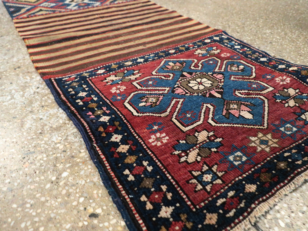 Antique Northwest Persian Bag Face Runner, No.10890 - Gss