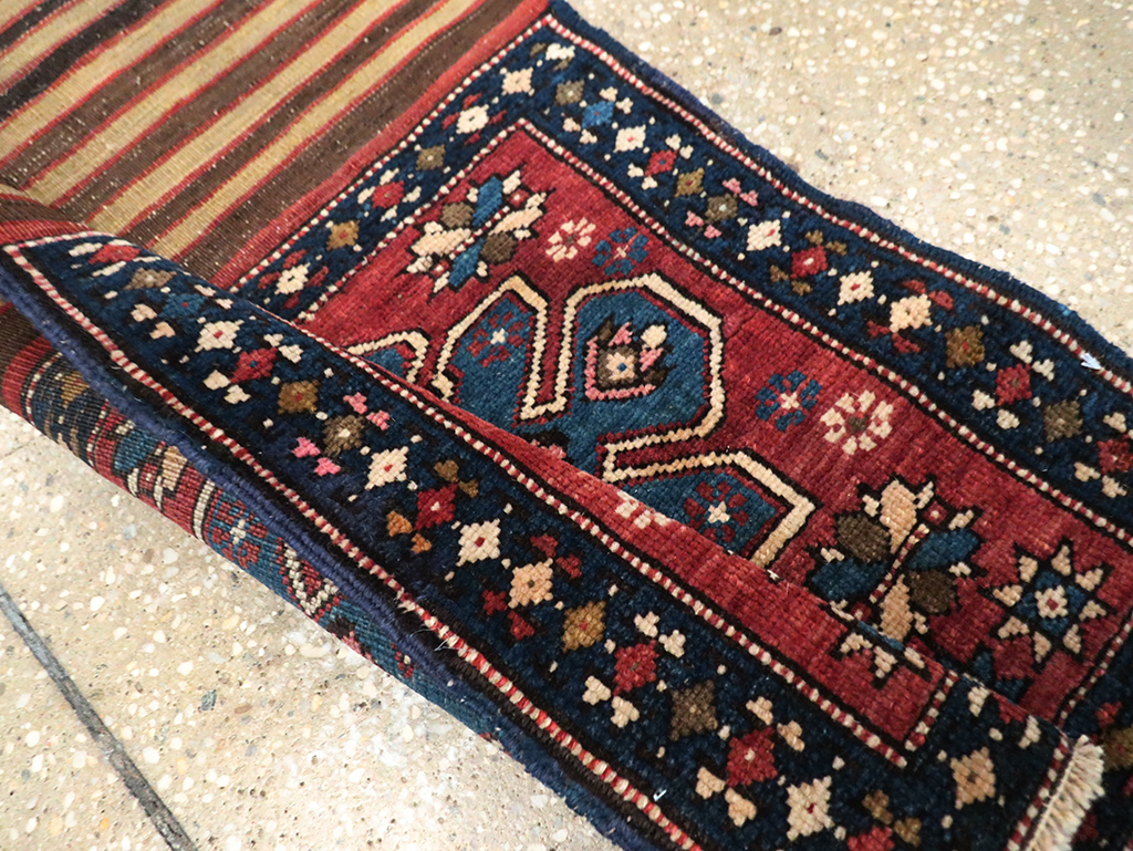 Antique Northwest Persian Bag Face Runner, No.10890 - Gss