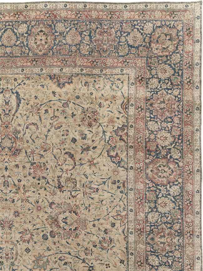 Antique Persian Lavar Kerman Oversize Carpet, No.11001 - Gss