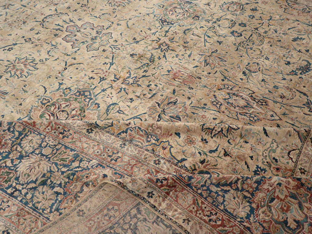 Antique Persian Lavar Kerman Oversize Carpet, No.11001 - Gss