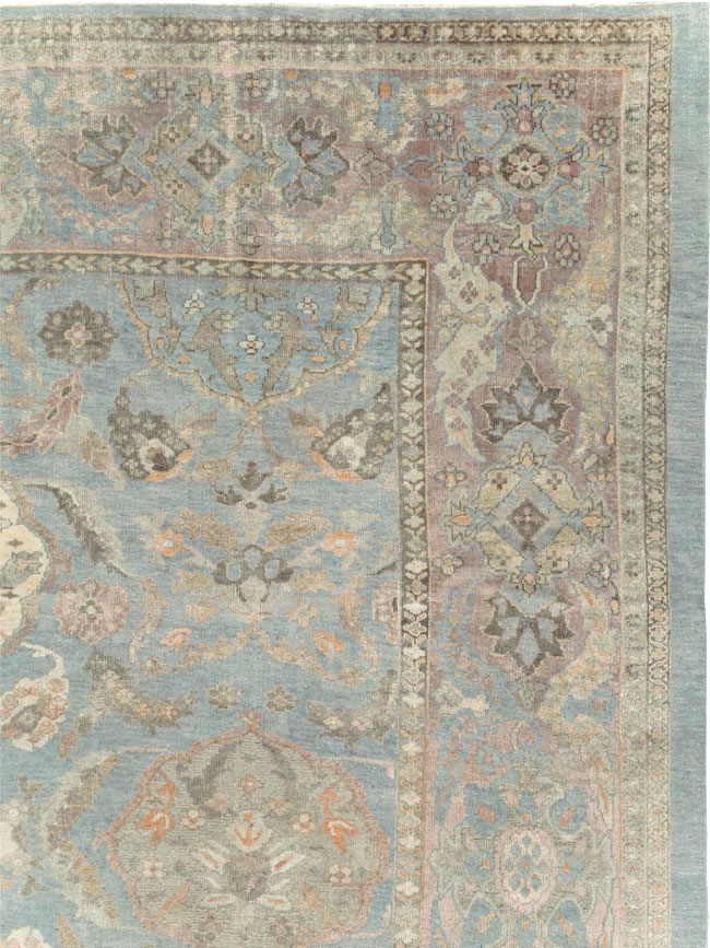 Antique Persian Sultanabad Square Room Size Carpet, No.11018 - Gss
