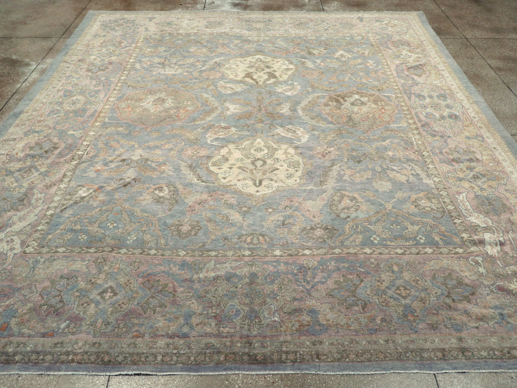 Antique Persian Sultanabad Square Room Size Carpet, No.11018 - Gss