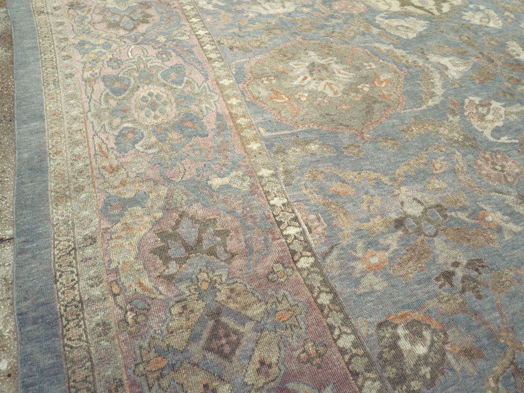 Antique Persian Sultanabad Square Room Size Carpet, No.11018 - Gss