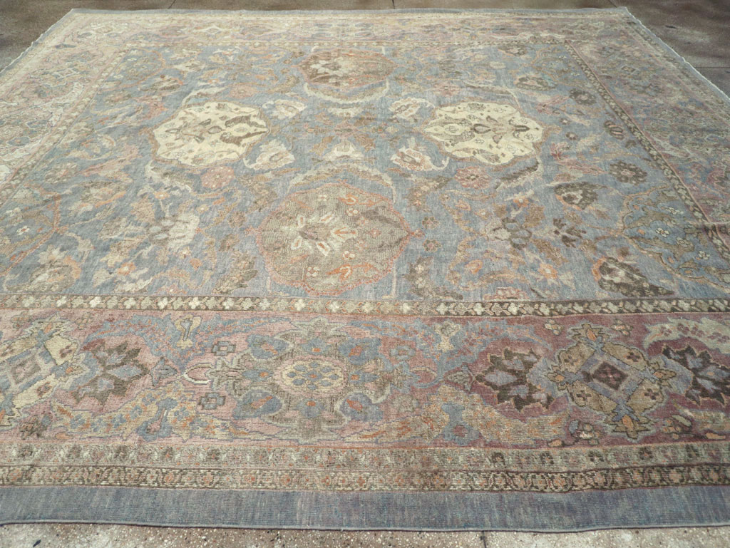 Antique Persian Sultanabad Square Room Size Carpet, No.11018 - Gss