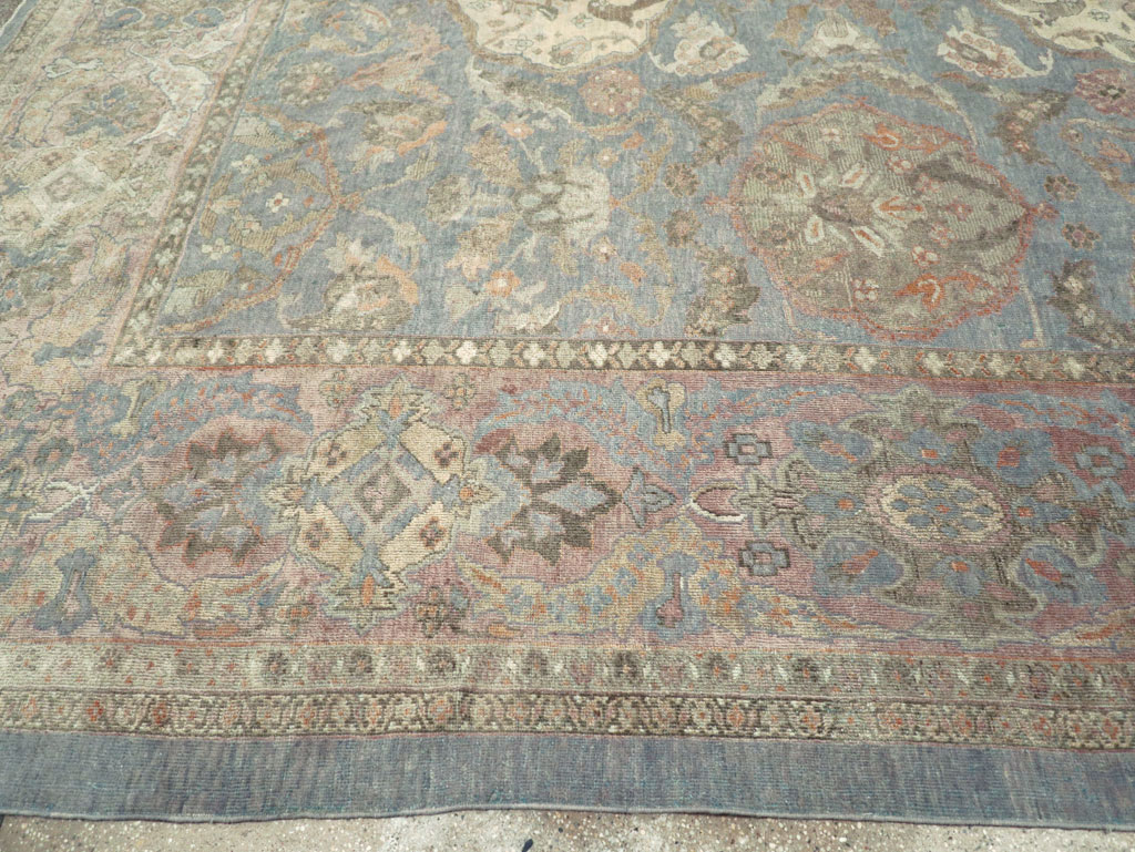 Antique Persian Sultanabad Square Room Size Carpet, No.11018 - Gss