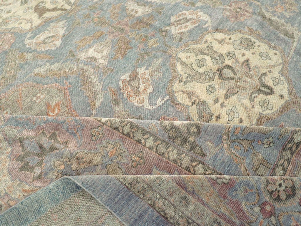 Antique Persian Sultanabad Square Room Size Carpet, No.11018 - Gss