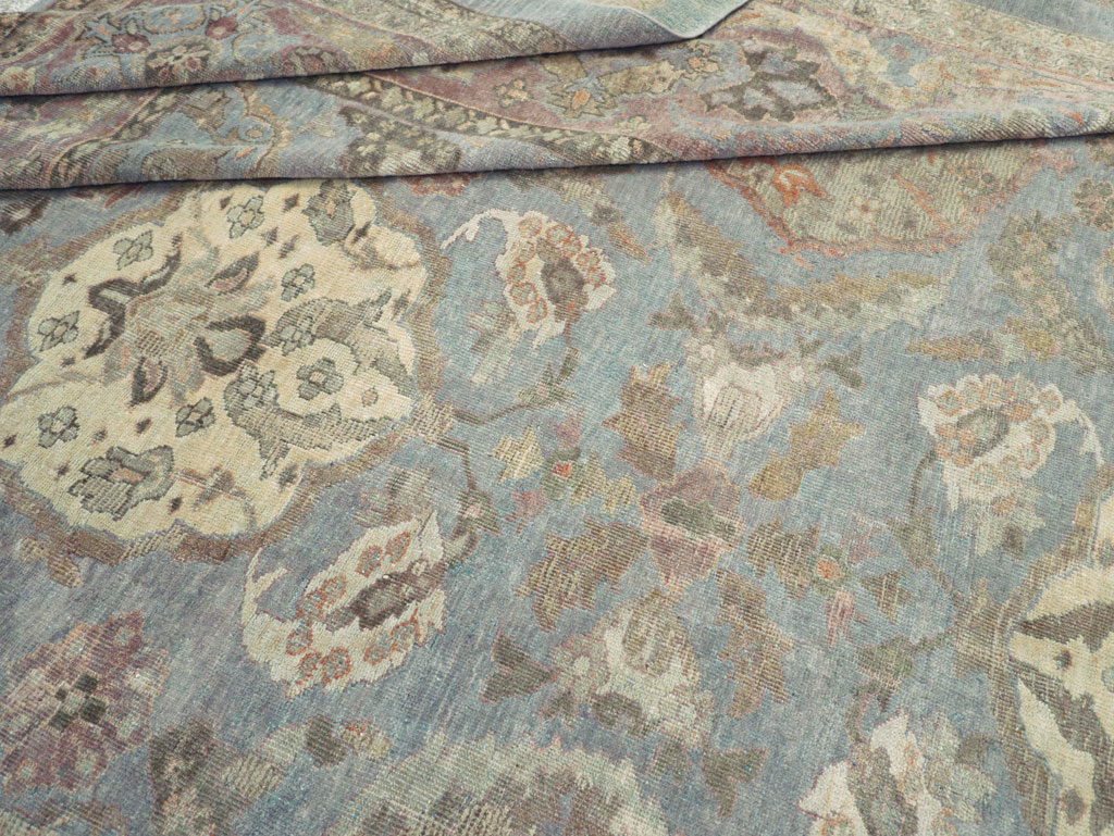 Antique Persian Sultanabad Square Room Size Carpet, No.11018 - Gss