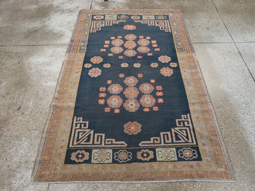 Antique East Turkestan Khotan Rug, No.11019 - Gss