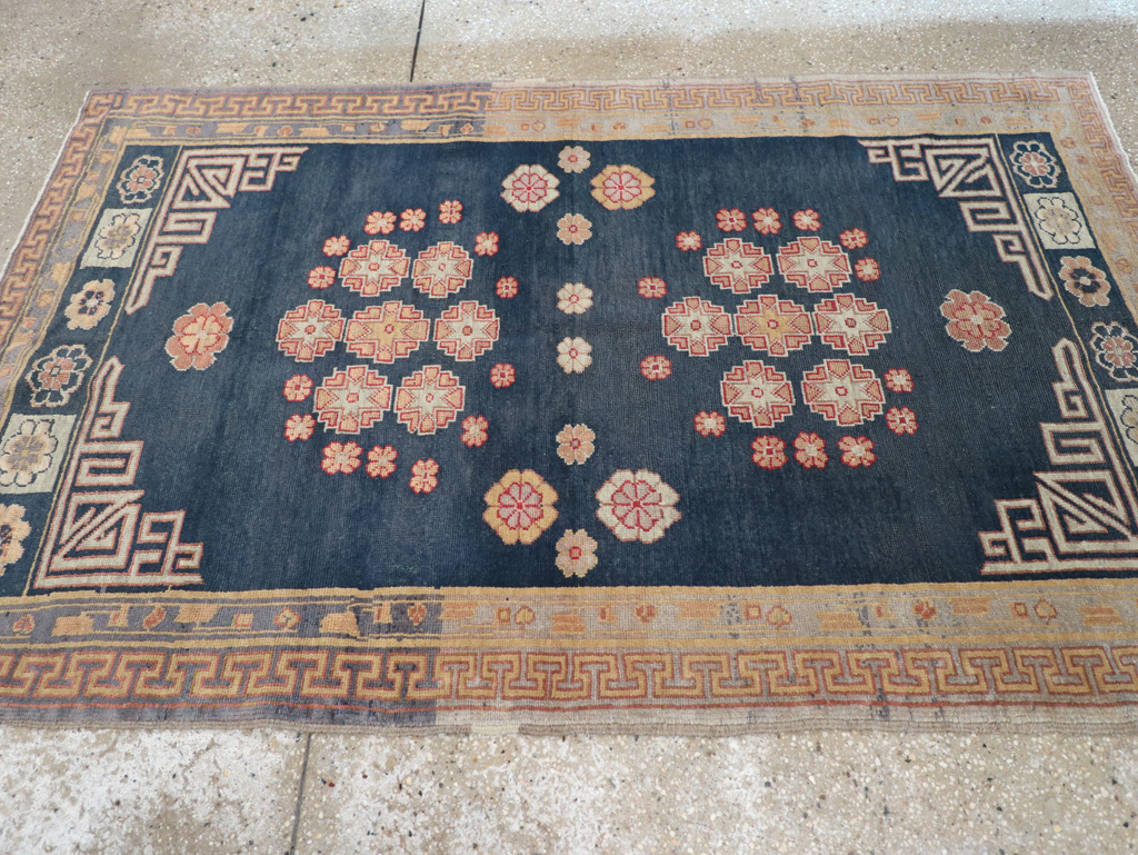 Antique East Turkestan Khotan Rug, No.11019 - Gss