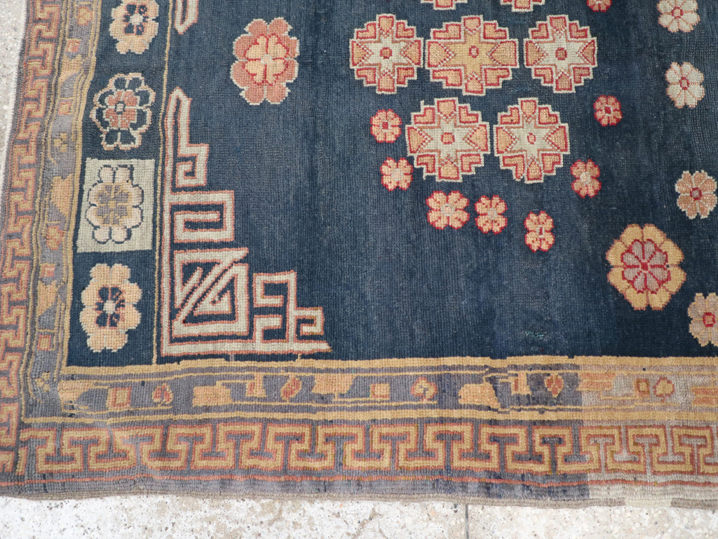 Antique East Turkestan Khotan Rug, No.11019 - Gss