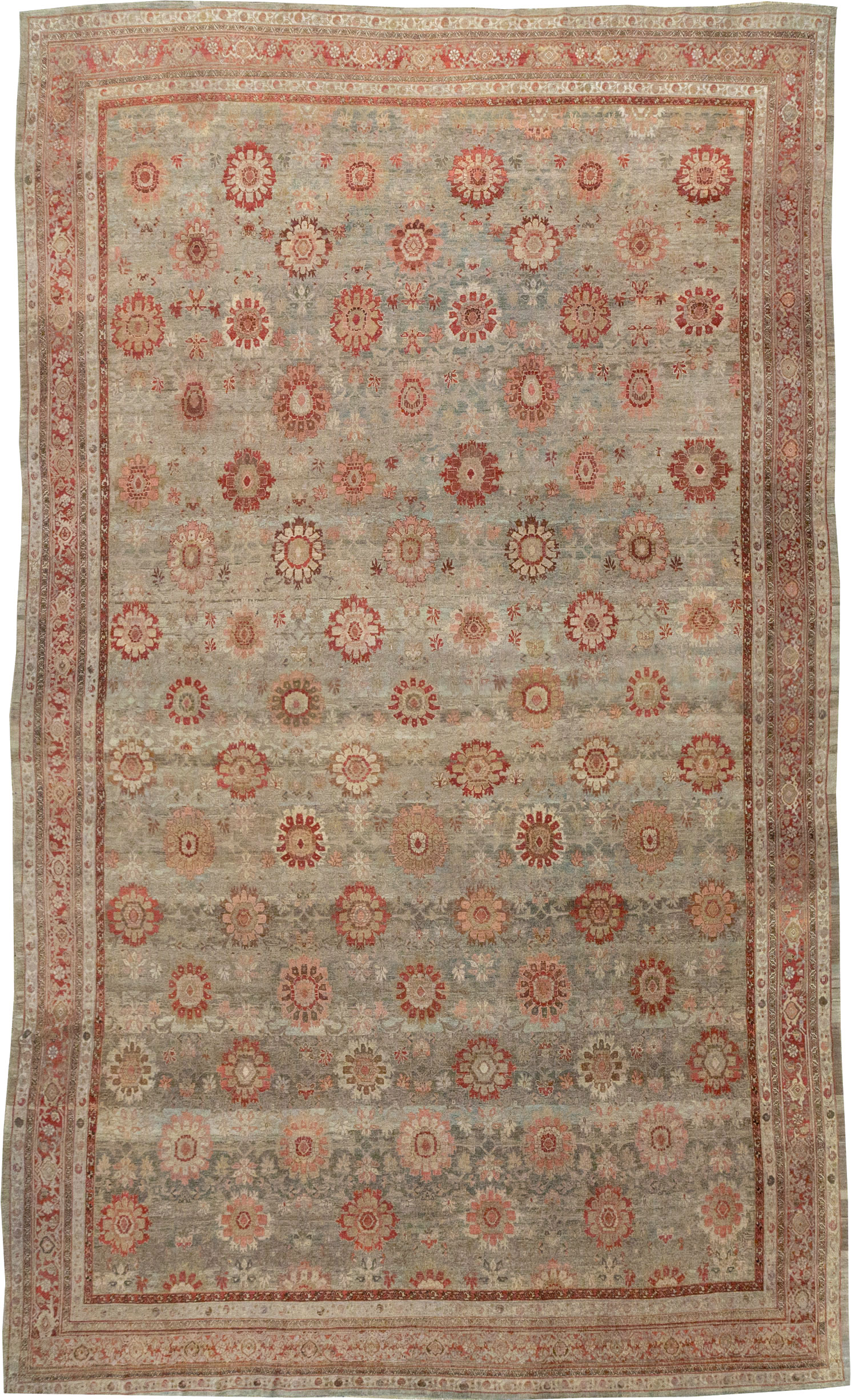 Antique Persian Bidjar Oversize Carpet, No.11081 - Gss