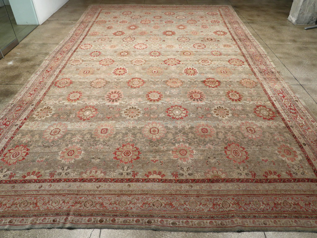 Antique Persian Bidjar Oversize Carpet, No.11081 - Gss