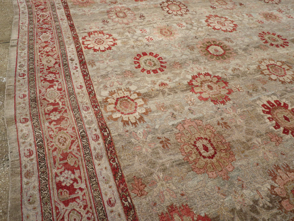 Antique Persian Bidjar Oversize Carpet, No.11081 - Gss