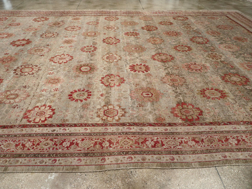 Antique Persian Bidjar Oversize Carpet, No.11081 - Gss