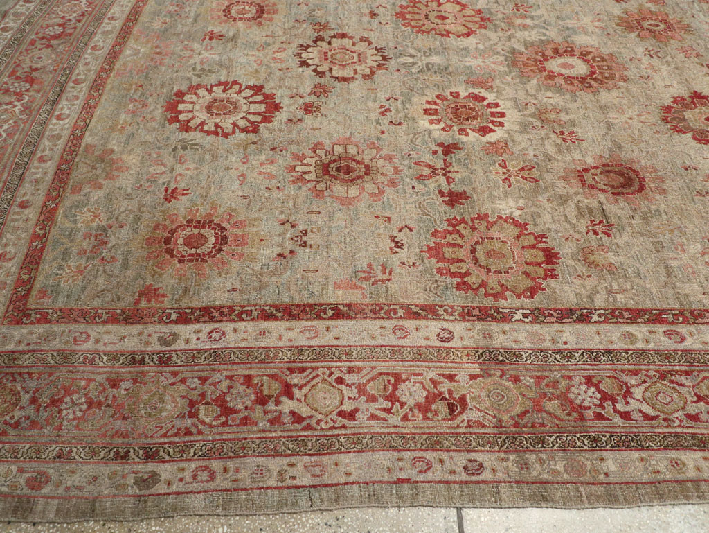 Antique Persian Bidjar Oversize Carpet, No.11081 - Gss