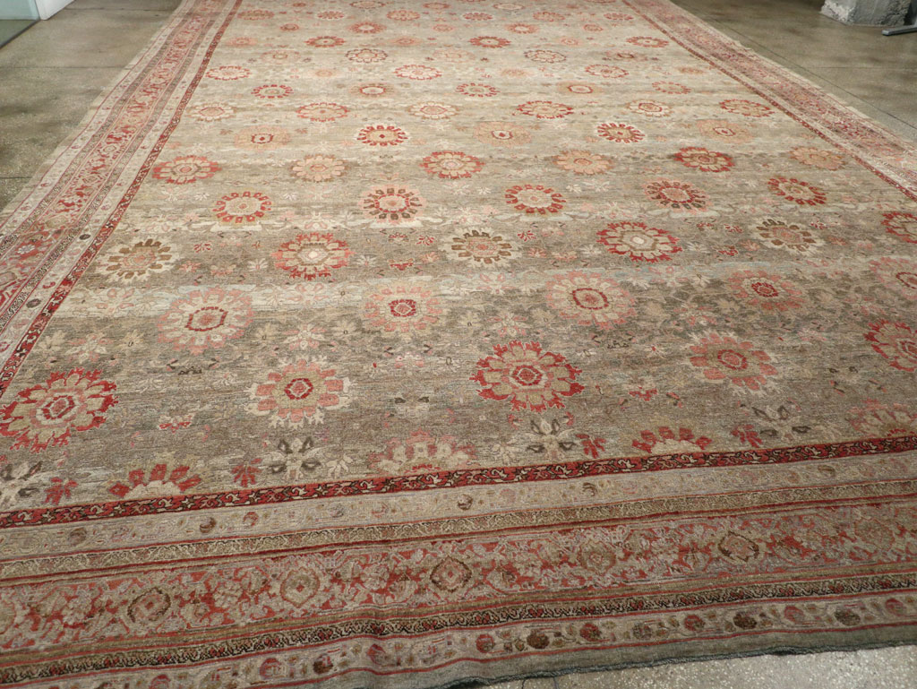 Antique Persian Bidjar Oversize Carpet, No.11081 - Gss