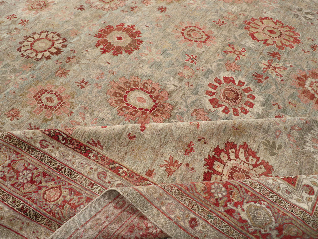 Antique Persian Bidjar Oversize Carpet, No.11081 - Gss