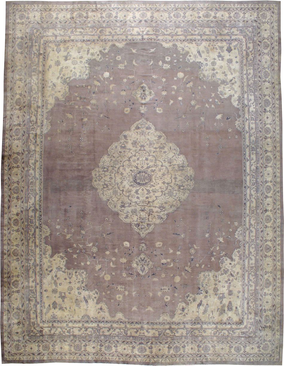 Antique Turkish Oushak Carpet, No.11211 - Gss