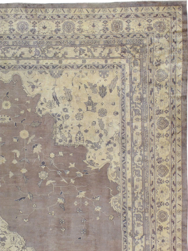 Antique Turkish Oushak Carpet, No.11211 - Gss