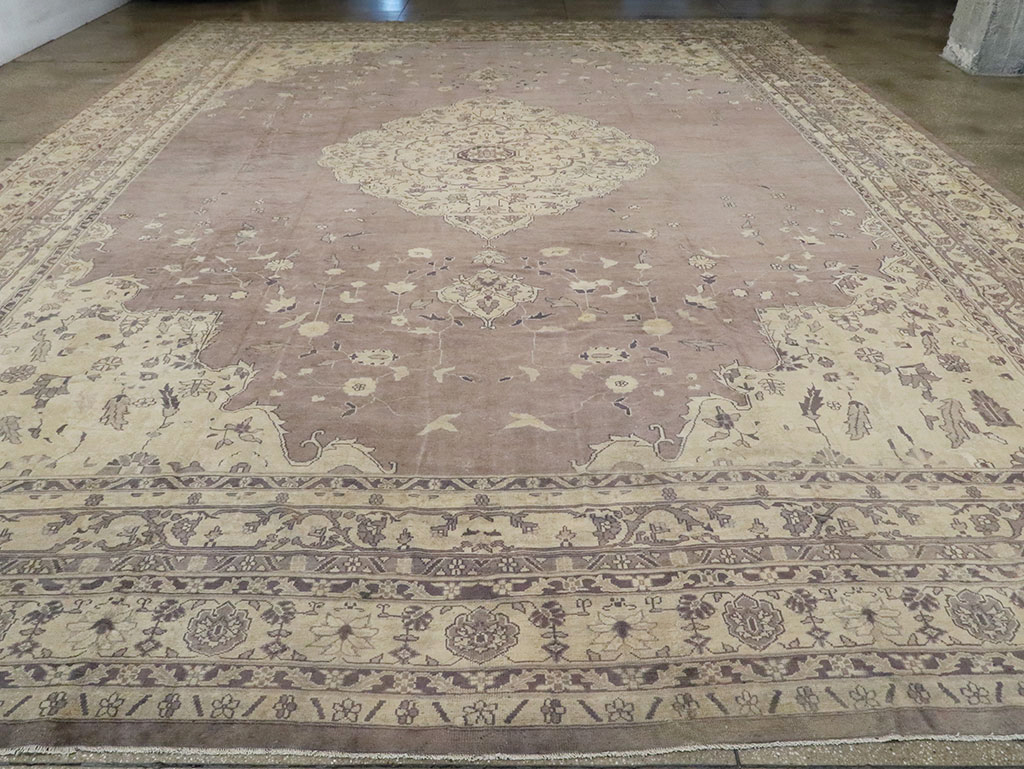 Antique Turkish Oushak Carpet, No.11211 - Gss