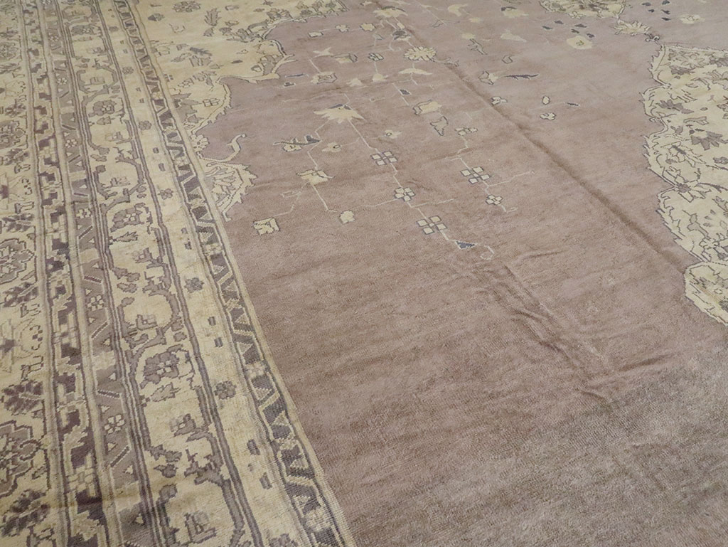 Antique Turkish Oushak Carpet, No.11211 - Gss