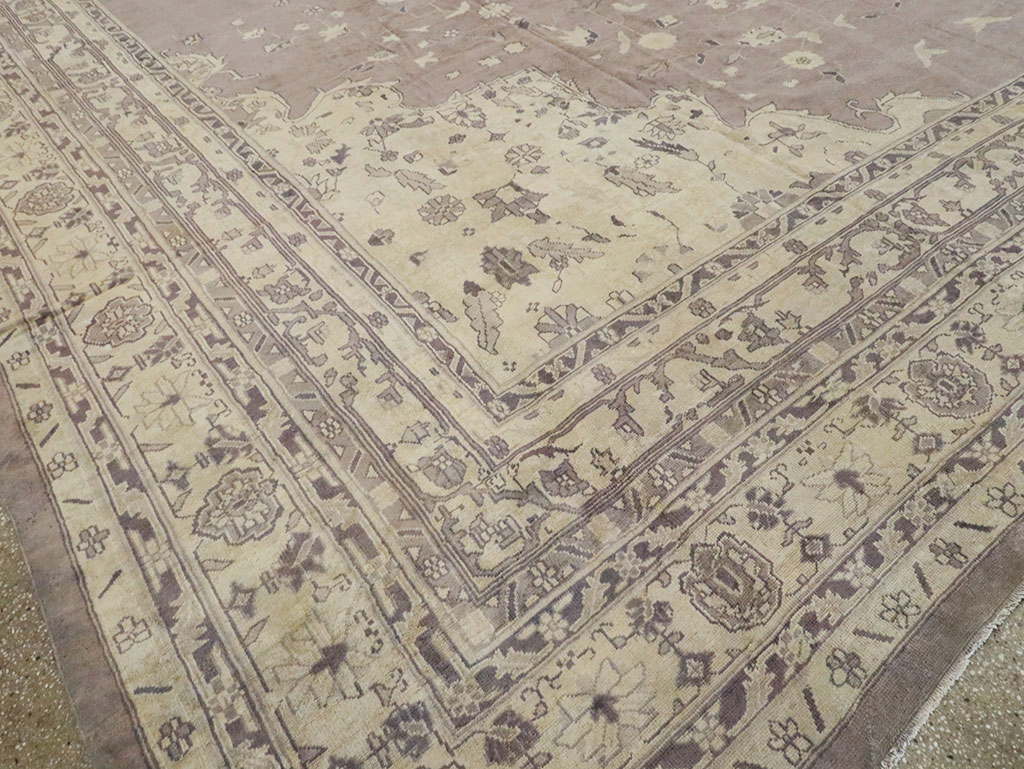 Antique Turkish Oushak Carpet, No.11211 - Gss
