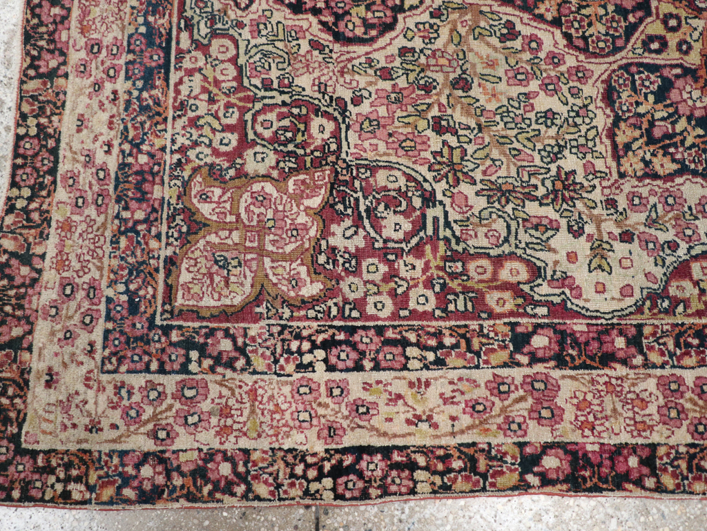 Antique Persian Lavar Kerman Rug, No.11251 - Gss