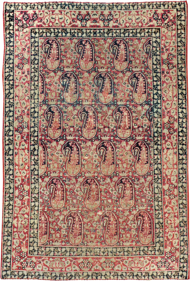 Antique Persian Lavar Kerman Rug, No.11253 - Gss